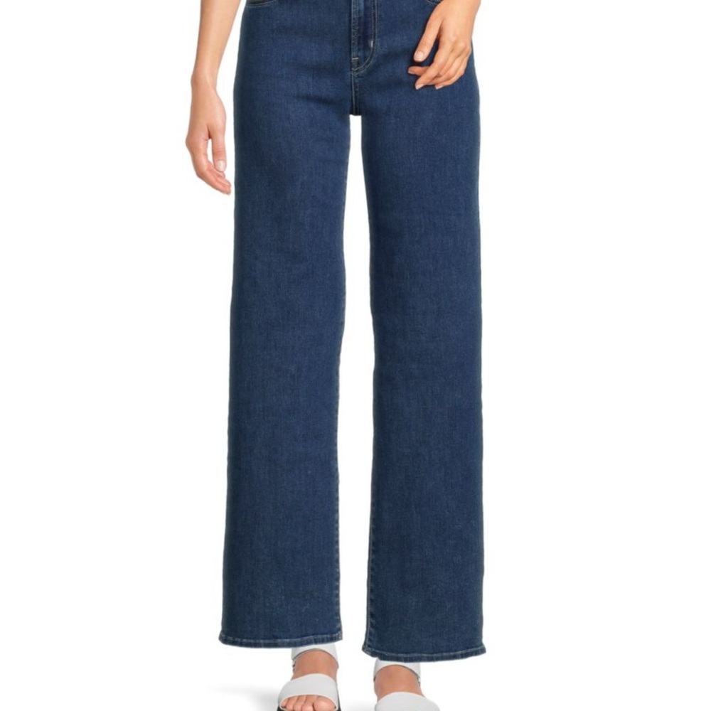 Hudson Jeans Blue Flare Wide Leg Denim